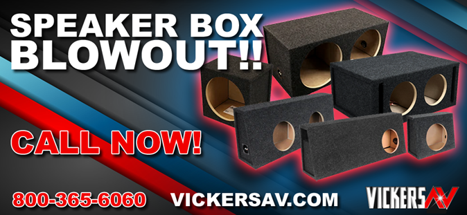 SPEAKER BOX BLOWOUT!